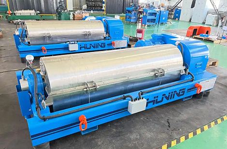 卧螺离心机的工作过程